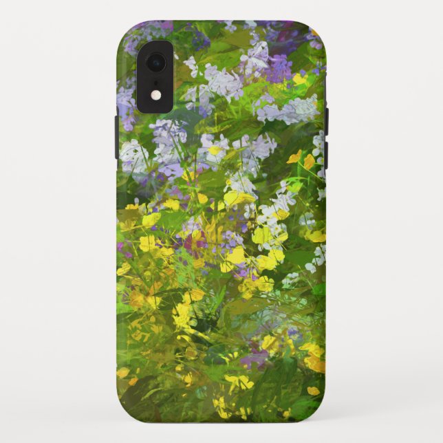 Capa Para iPhone, Case-Mate Flores Selvagens Impasto - Arte Flor Original (Verso)