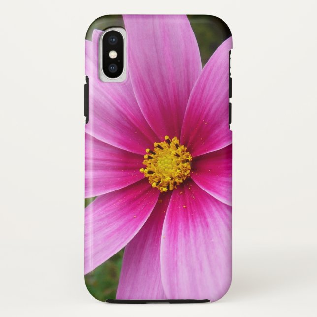 Capa Para iPhone, Case-Mate Flores Silvestres Cosmos Rosa (Verso)