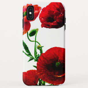 Capa Para iPhone Da Case-Mate Flores Vermelhas Florais Flores Primavera Jardim d