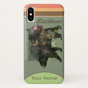 Capa Para iPhone Da Case-Mate Floresta De Urso Negro Dentro De