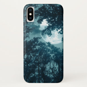 Capa Para iPhone Da Case-Mate Floresta Noturna Encantadora com Lua Cheia