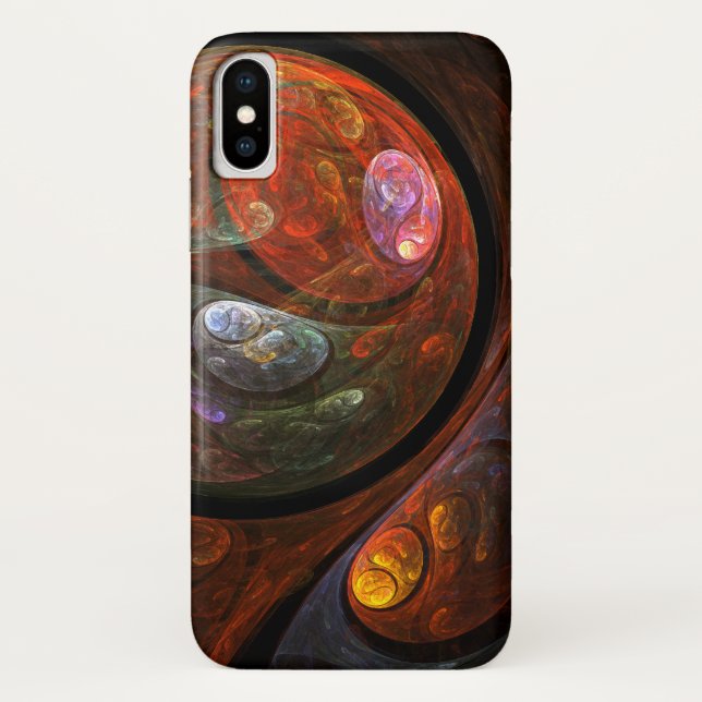 Capa Para iPhone, Case-Mate Fluid Connection Abstrato Art (Verso)