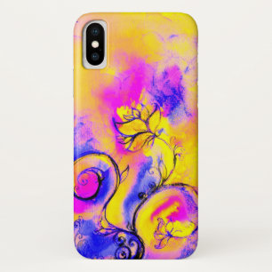 Capa Para iPhone X FLUXAS QUÍMICAS,Púrpura Púrpura Púrpura Púrpura Ro