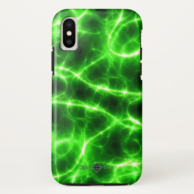 Capa Para iPhone, Case-Mate Fluxos de Luz Verde (Verso)
