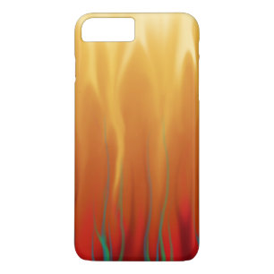 Capa iPhone 8 Plus/7 Plus Fogo - Chamas Simuladas Arte Abstrata