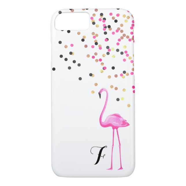 Capa Para iPhone, Case-Mate Folha do falso, flamingo (Verso)