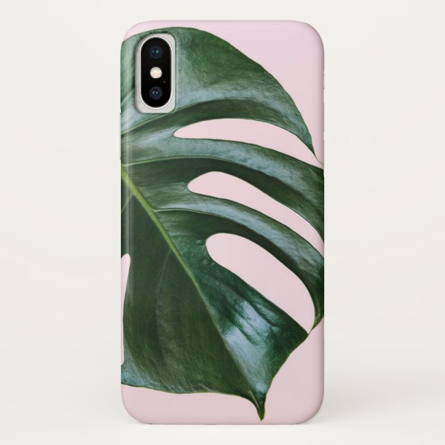 Capa Para iPhone, Case-Mate Folha tropical de Monstera (Verso)