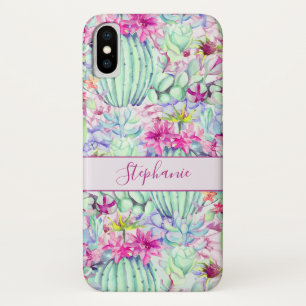 Capa Para iPhone Da Case-Mate Folhagem Floral Suculente Cactus Personalizada