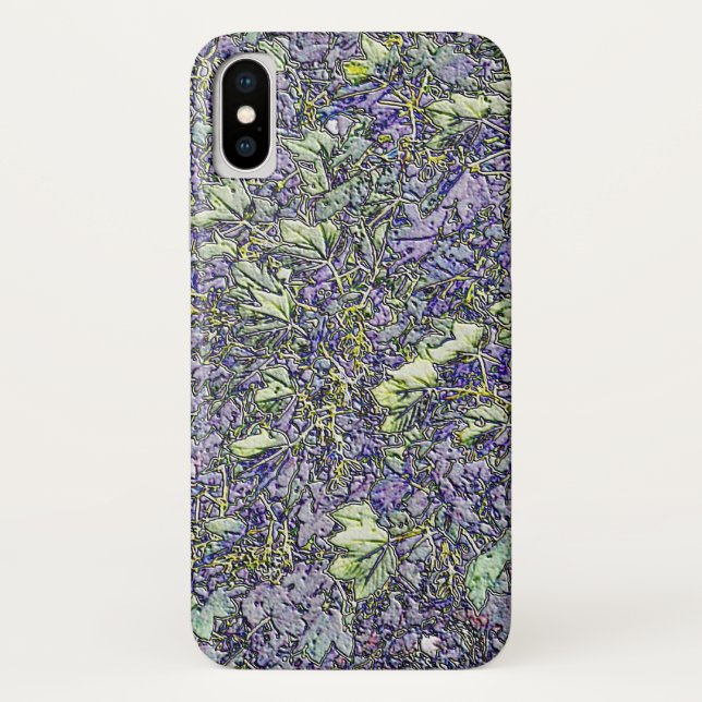 CAPA PARA iPhone, Case-Mate  FOLHAS DE ÁRVORES (Verso)