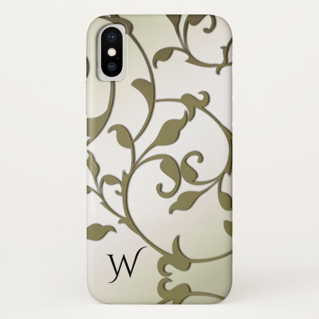 Capa Para iPhone, Case-Mate Folhas de Oliveira Rolantes Pessoal (Verso)