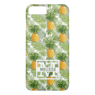 Capa Para iPhone Da Case-Mate Folhas de Palma Tropicais e Ananás Adicione seu