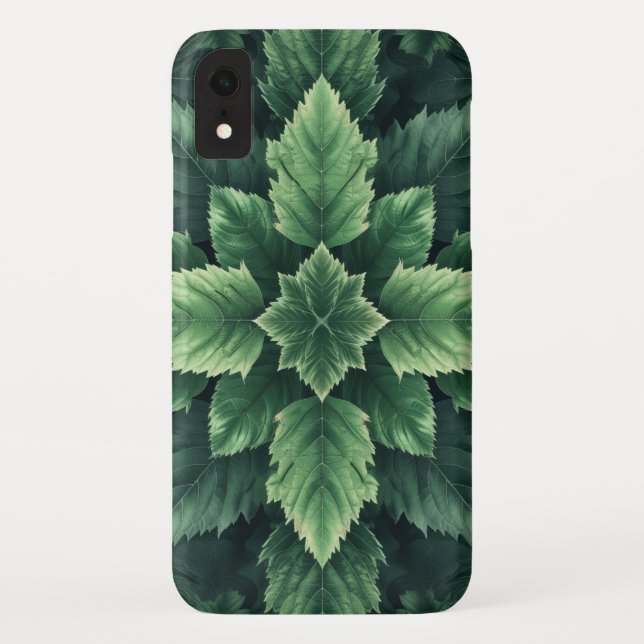 Capa Para iPhone, Case-Mate Folhas verdes (Verso)