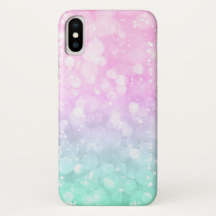 Capa Para iPhone Da Case-Mate Folheto Rosa e Mint Bokeh
