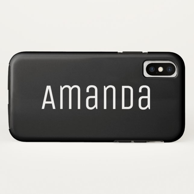 Capa Para iPhone, Case-Mate Fonte Moderna Negrita (Verso (Horizontal))