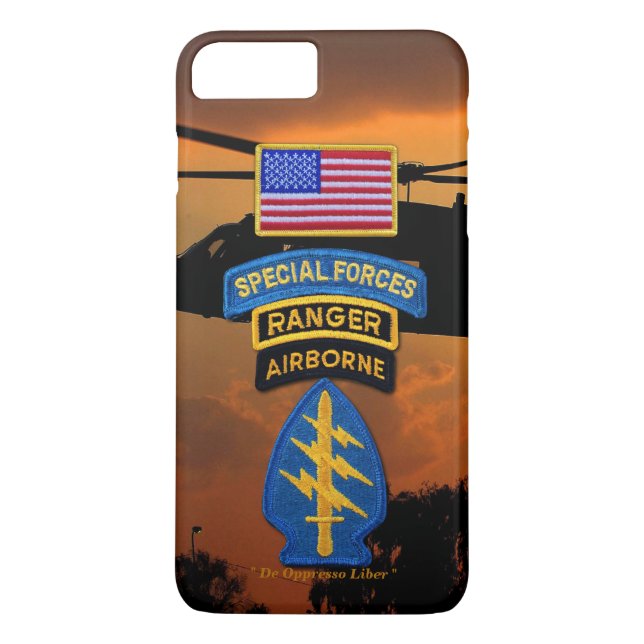 Capa Para iPhone, Case-Mate Forças Especiais Verde Berets SF SFG SOF Vets (Verso)
