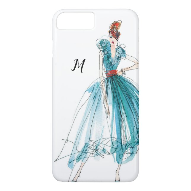 Capa Para iPhone, Case-Mate Forma do Couture do monograma | Apple selvagem | (Verso)