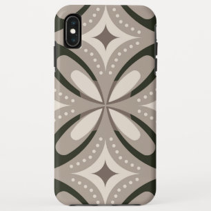 Capa Para iPhone Da Case-Mate Formas circulares retrô bege e marrom