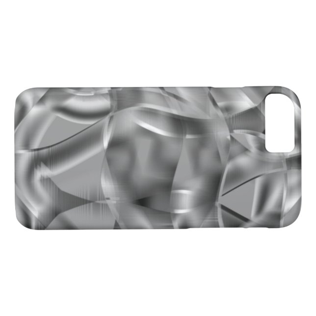 Capa Para iPhone, Case-Mate Formas de cinza curvas, com tons de exibição (Verso (Horizontal))