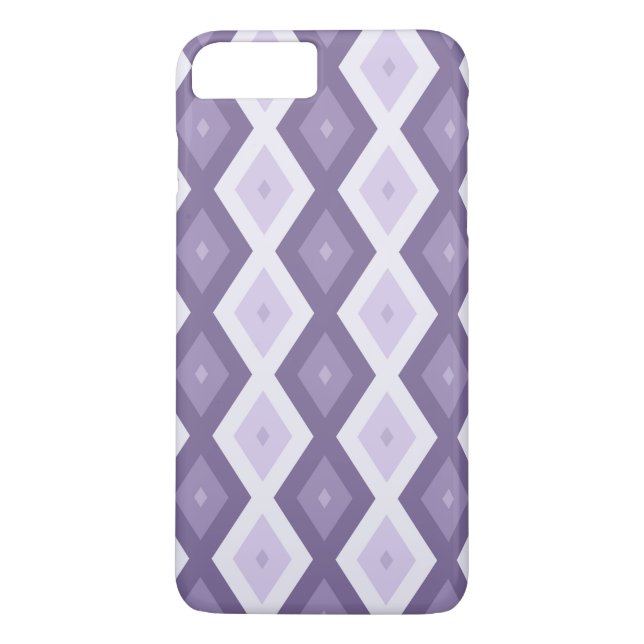 Capa Para iPhone, Case-Mate Formas de diamante de lavanda (Verso)