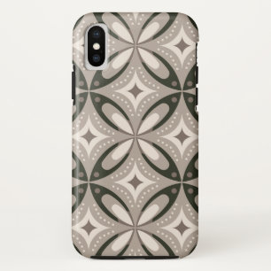 Capa Para iPhone Da Case-Mate Formas Geométricas Retro Bege e Marrom