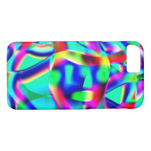 Formas muito coloridas e curvas, verdes prevalecem