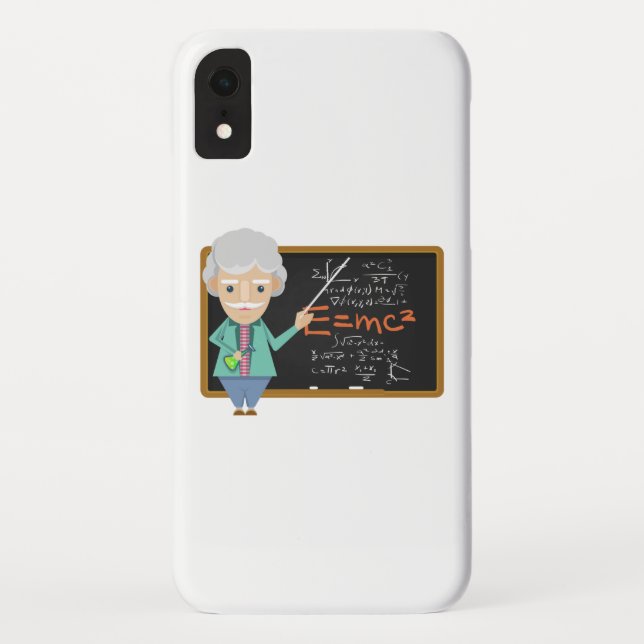 Capa Para iPhone, Case-Mate Fórmula EMC2 do Professor de Ciência (Verso)