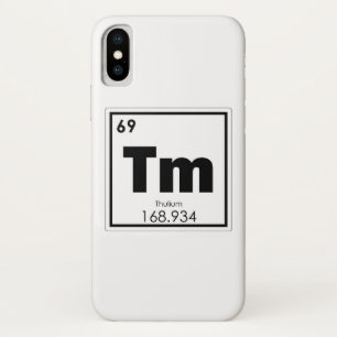 Capa Para iPhone Da Case-Mate Fórmula química do elemento químico do túlio fórmu