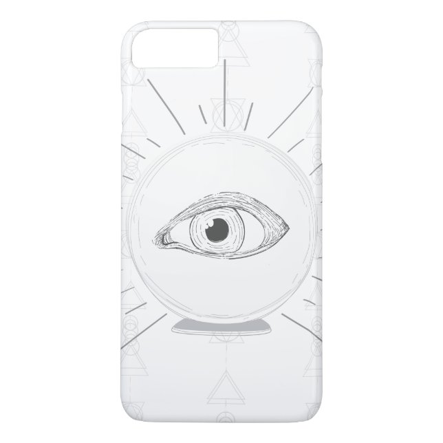 Capa Para iPhone, Case-Mate Fortune Teller Eye Seer Esoteric Crystal Ball (Verso)
