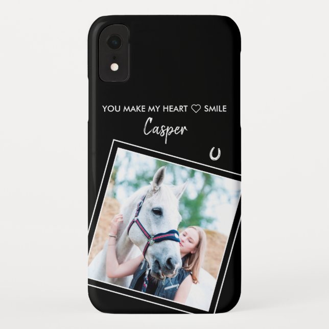Capa Para iPhone, Case-Mate Foto de animal equestre personalizado (Verso)