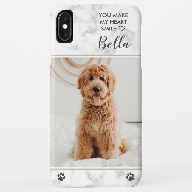 Capa Para iPhone, Case-Mate Foto de Pet Modern Marble (Verso)