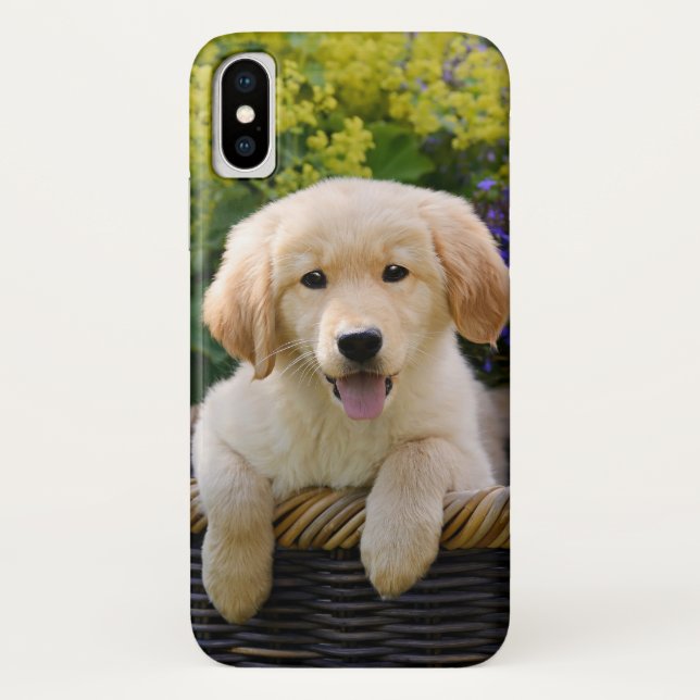 Capa Para iPhone, Case-Mate Foto engraçada do animal de estimação do filhote (Verso)