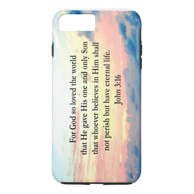 CAPA PARA iPhone, Case-Mate  FOTO ESPIRITUAL JOHN 3:16 (Verso)
