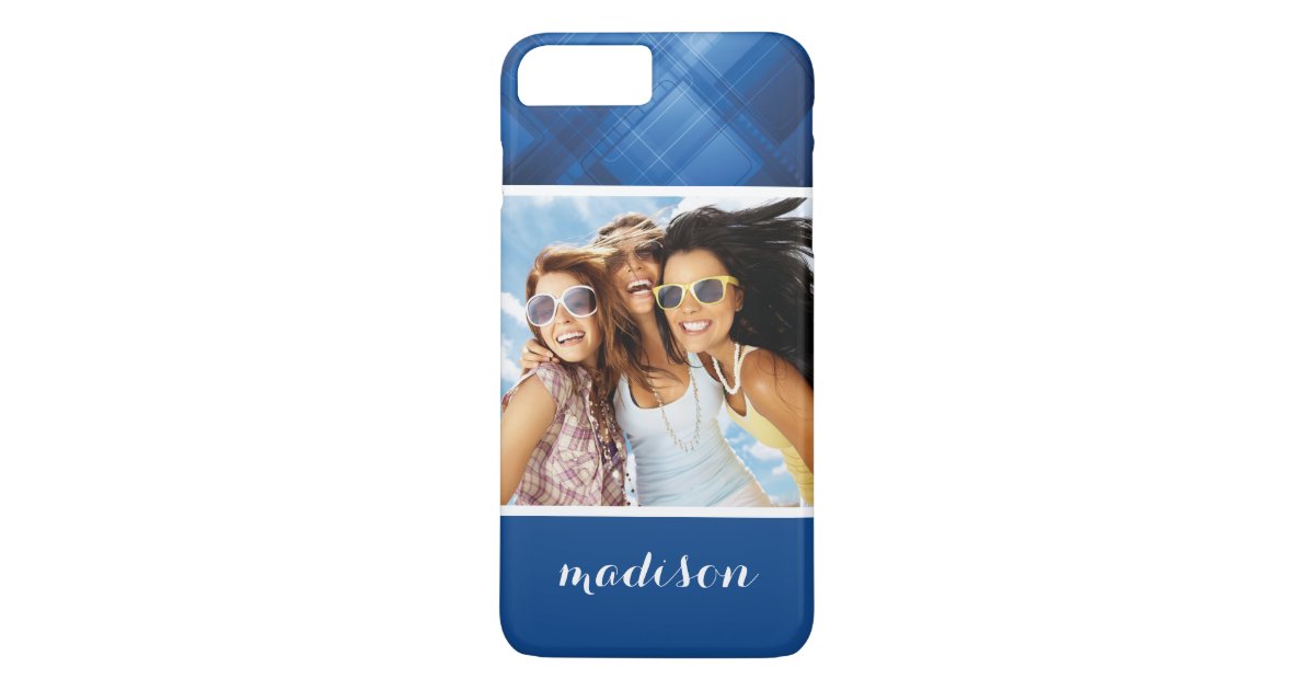Capa Para iPhone, Case-Mate Foto feita sob encomenda & fundo azul escuro |  Zazzle.com.br