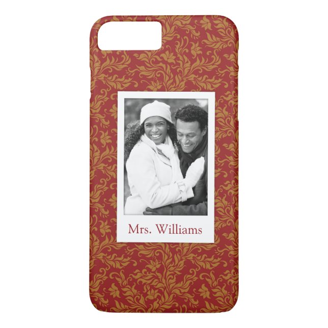 Capa Para iPhone, Case-Mate Foto feita sob encomenda & teste padrão floral (Verso)