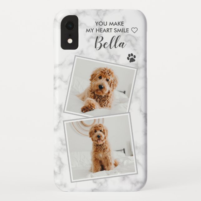 Capa Para iPhone, Case-Mate Foto Personalizada Cachorro Gato Pet Cote Cotação  (Verso)