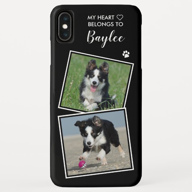 Capa Para iPhone, Case-Mate Foto Personalizada Colagem de Cachorros de Pet Fot (Verso)