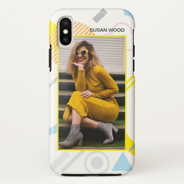 Capa Para iPhone, Case-Mate Foto personalizada do Abstrato Funky (Verso)