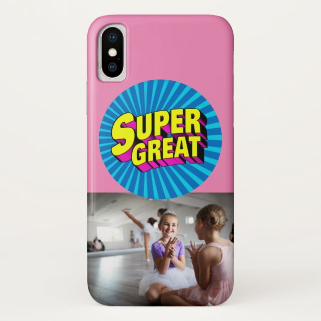 Capa Para iPhone, Case-Mate Foto personalizada do Super Excelente (Verso)