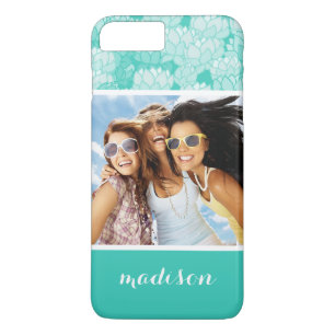 Capa Para iPhone Da Case-Mate Foto personalizada e nome Lotus padrão 2