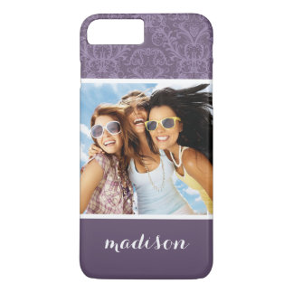 Capa Para iPhone Da Case-Mate Foto personalizada e nome Papel de parede floral r