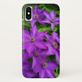 Capa Para iPhone Da Case-Mate Fotografia Clematis das Flores Roxas