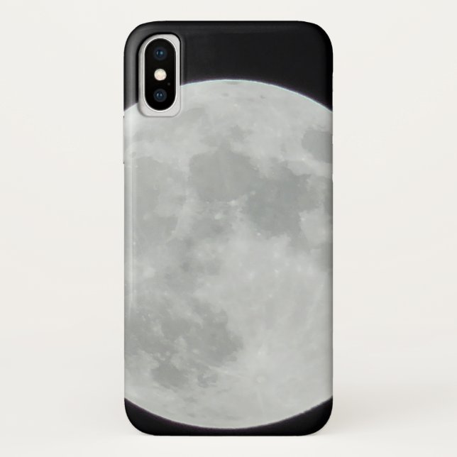 Capa Para iPhone, Case-Mate Fotografia da Lua Cheia (Verso)