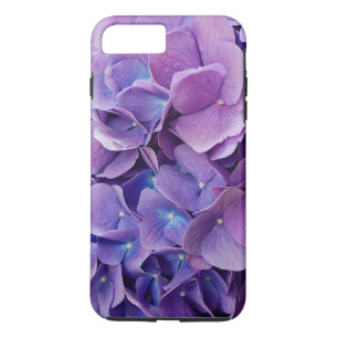Capa Para iPhone Da Case-Mate Fotografia de Hydrangea Púrpura e Azul