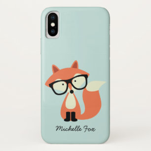 Capa Para iPhone Da Case-Mate Fox vermelho do hipster bonito