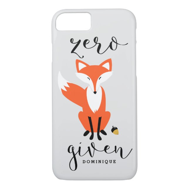 Capa Para iPhone, Case-Mate Fox Zero Dada Engraçada Fox Personalizada (Verso)