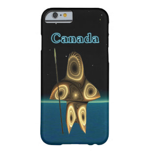 Capa Barely There Para iPhone 6 Fractal Inuit Hunter - Canadá