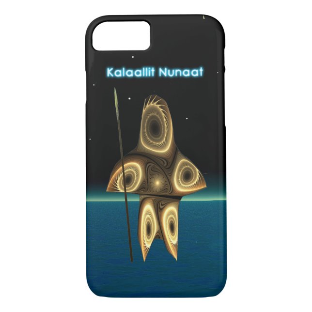 Capa Para iPhone, Case-Mate Fractal Inuit Hunter - Gronelândia (Verso)