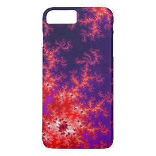 Capa Para iPhone Da Case-Mate Fractal vermelho de incandescência