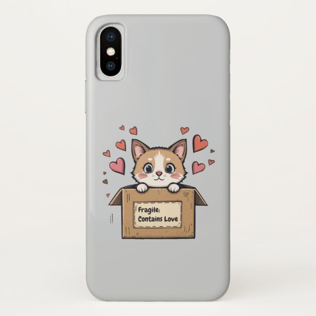 Capa Para iPhone, Case-Mate Fragile: Contains Love (Verso)