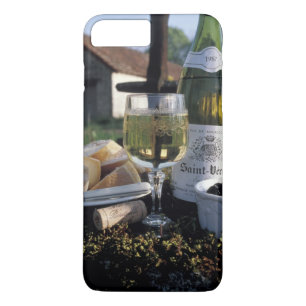 Capa iPhone 8 Plus/7 Plus França, Burgundy, Chablis. Vinho local e